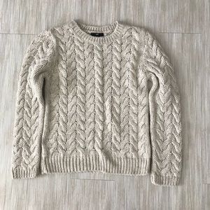 Euc H&M pullover cable sweater